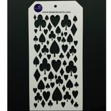 Poker Stencil 8x4inch By Get Inspired