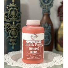 Burning Brick Super Matte Chalk Paint 384ml Jumbo Bottle by Get Inspired