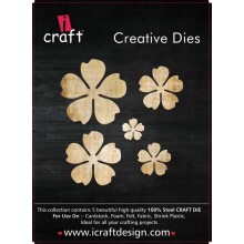 Icraft Flower Making Creative Dies Set Of Five M7
