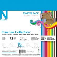 Cardstock Starter Pack 8"X8" 72/Pkg Creative Collection