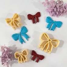 Ribbon Bow Clay Cutters Set of 4 for Jewelry Making By Get Inspired