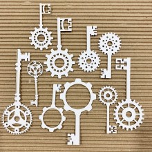 Cogs & Gears Key Set 1 Chippies By Get Inspired - 9"x 6" Pack Size