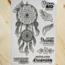 dream catcher clear stamp by get inspired 16x11x3cm