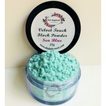 Sea Blue Velvet Touch Flock Powder By Get Inspired- 25ml Jar