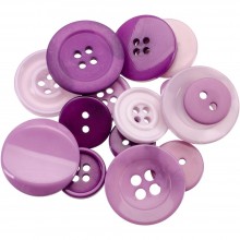 Button Jar 4oz - PURPLE