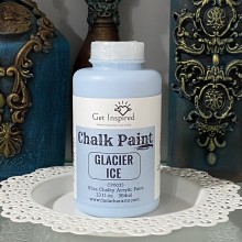 Glacier Ice Super Matte Chalk Paint 384ml Jumbo Bottle by Get Inspired