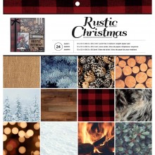 Paper Pad Rustic Christmas Single-Sided by American Crafts 24/Pkg