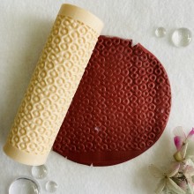 Beeswax Pattern Texture Roller 10cms x 2.5cms Approx for Clay Jewelry Making by Get Inspired