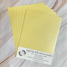 Engilsh rose yellow pearlescent Cardstock 9"x12" 10/Pkg by Get Inspired