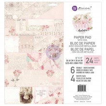 Love Story Prima Marketing Double-Sided Paper Pad 12"X12" 24/Pkg