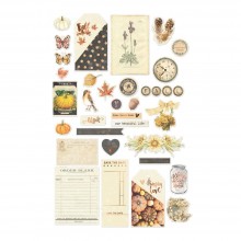 Die-Cuts with Clear Acetate & Foil Accents By Amber Moon Ephemera Cardstock