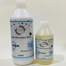 White Non Yellowing Resin 250ml + 85ml Hardener By Get Inspired