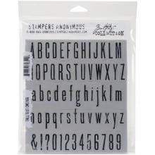 Cling Stamps 7"X8.5" TALL TEXT-Tim Holtz