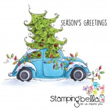 Cling Stamps Christmas Bug By Stamping Bella