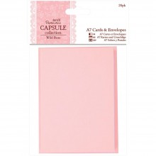 Cards & Envelopes Wild Rose A7 20/Pkg By Papermania