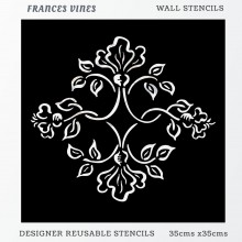 Frances Vines Home Decor Designer Reusable Stencil 35cmsx35cms