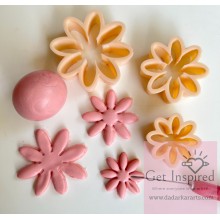 Daisy Clay Cutters Set of 3 for Jewelry Making By Get Inspired