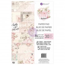 Love Story Prima Marketing Double-Sided Paper Pad A4 30/Pkg