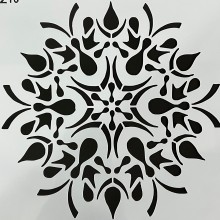 Wall Maroccan Tile Home Decor Designer Reusable Stencil 8inchx8inch