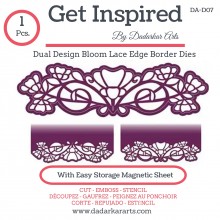 Dual Design Bloom Lace Edge Border Dies - Set of 1 Die