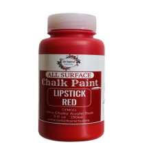 Lipstick Red All surface Ultra Chalky Chalk Paints By Get Inspired 150ml