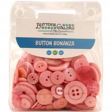 Buttons Galore Button Bonanza - Pink Jumbo Pack