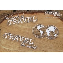 Travel the world - Globe Eng By Scrapiniec