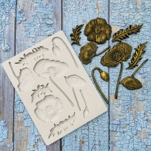 Spring is here Silicon Mold 6x8inch GI3DM121By Get Inspired Feb 2021 Launch