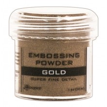 Gold Super Fine Detail Ranger Embossing Powder