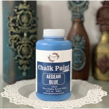 Aegean Blue Super Matte Chalk Paint 384ml Jumbo Bottle by Get Inspired