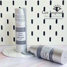 Ash Gray Resin Pigment Paste 30ml in a no mess easy Pump bottle By Get Inspired Grey
