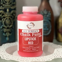 Lipstick Red Super Matte Chalk Paint 384ml Jumbo Bottle by Get Inspired