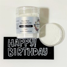 White Super Fine Embossing Powder By Get Inspired - 18gms