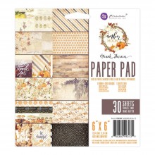 Double-Sided Paper Pad 6"X6" 30/Pkg By Amber Moon Prima Marketing