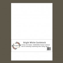 Bright White Premium Cardstock A4 Size 210GSM - 80lb Pack of 10 Sheets