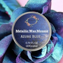 Azure Blue Metallic Wax 20grams Tin By Get Inspired