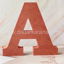 A Jumbo Alphabet MDF 6inch x 6inchx1inch Thick and Strong DIY Raw Base By Get Inspired