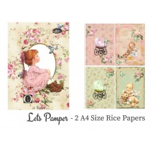 Lets Pamper Pack of 2 Rice Paper A4 By Get Inspired