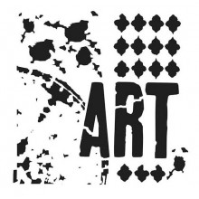 Stencil Crafter's Workshop Template 6"X6" -  VIVA LA