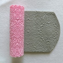 Baroque Mandala Pattern Texture Roller 10cms x 2.5cms Approx for Clay Jewelry Making by Get Inspired