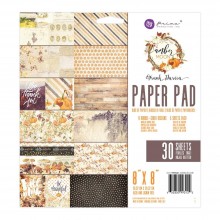 Double-Sided Paper Pad 8"X8" 30/Pkg By Amber Moon