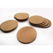 DIY Coasters Set of 8 for DIY Activities MDF 4inch Diameter (Thickness 3.5mm)