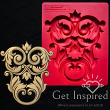 Avant- Garde Crown Silicone Mould 5x4inch By Get Inspired
