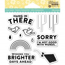 Hang N There Jillibean Soup Clear Stamps 4"X4"