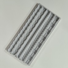 Mini Twisty Turn Silicon Mold 6.5inX 3.3in by Get Inspired