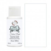 Super Smooth Fabric Paint- Snow White 30ml