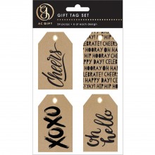 Tag Set XOXO Pack of 24 Tags By American Crafts