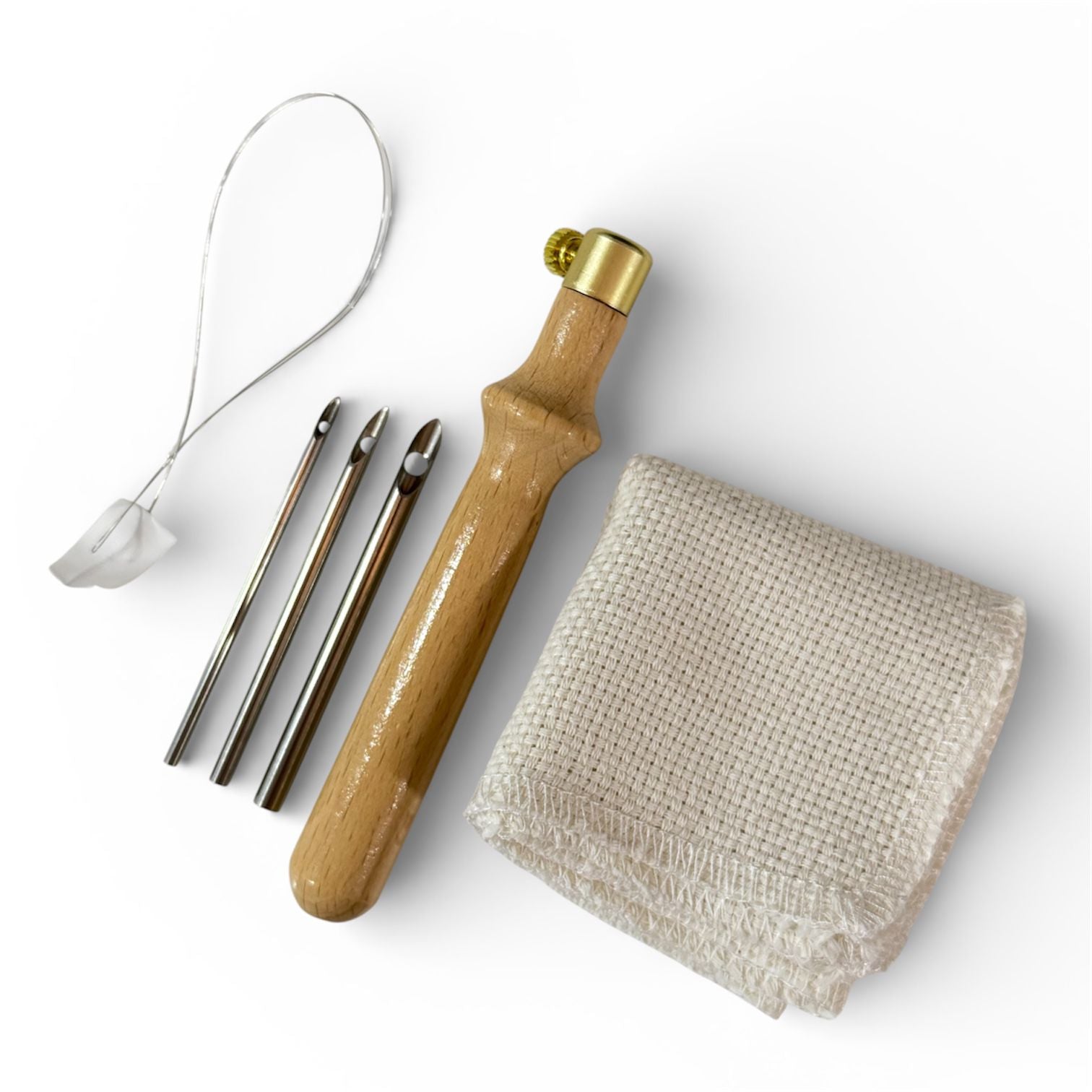 punch needle with needle cloth by get inspired