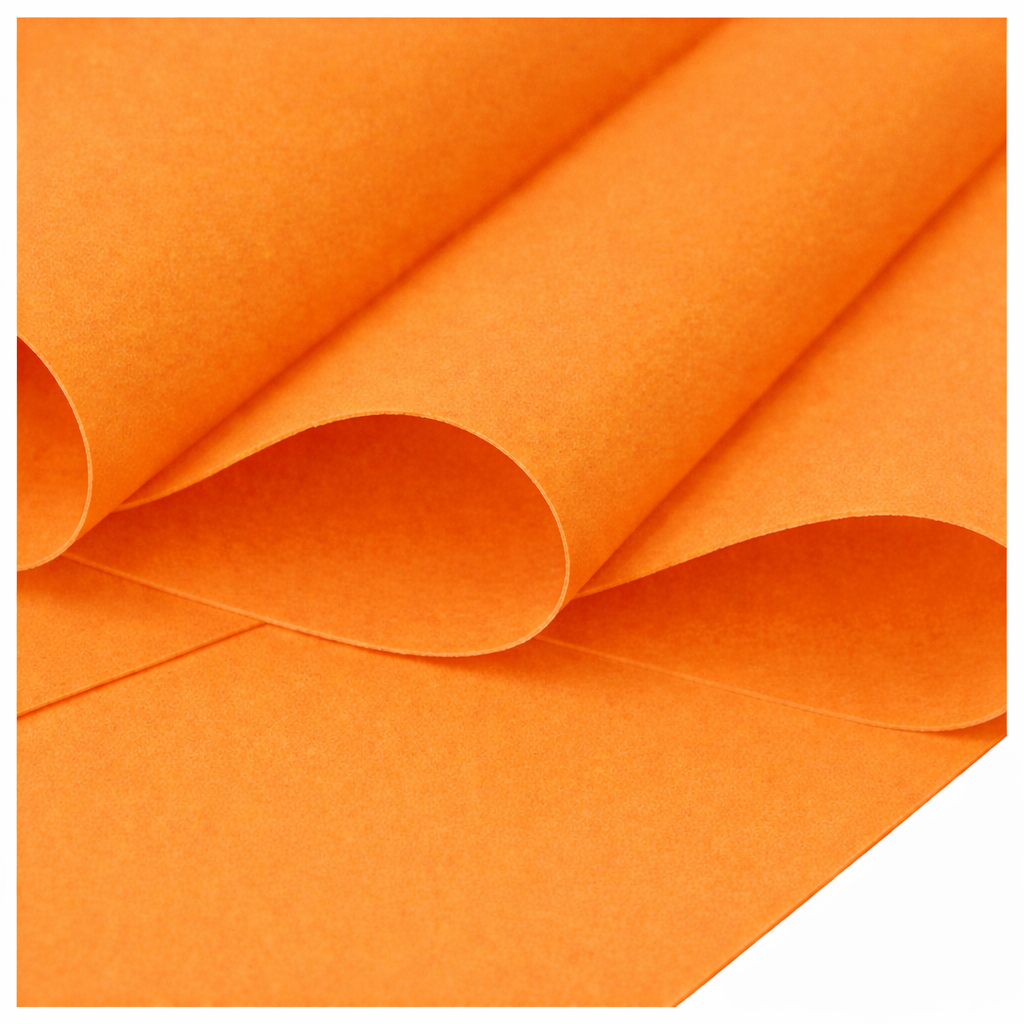 Get Inspired Flower Making Foam (orange, 0.8 mm/50x50 cm) Pack of 10