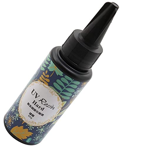 GET INSPIRED Premium UV Resin 60Gms with Pointed Nozzle for Easy Release for Jewellery Making and DIY Resin Art